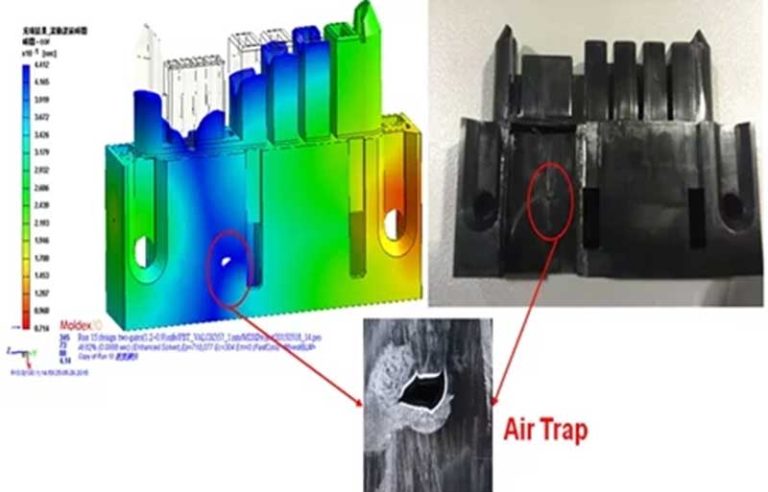 Air Traps in Plastic Injection Molding
