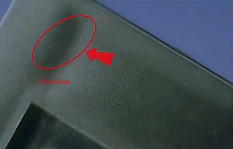 Sink Marks in Plastic Injection Molding